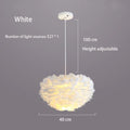 Cloud Like Realistic Feather Chandelier